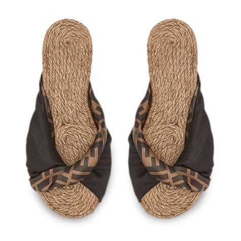 cheap fendi flip flops|fendi twist detail slides.